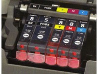 Druckerpatronen im Canon Tintenstrahldrucker